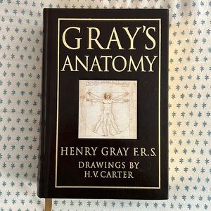 Leather bound Gray’s Anatomy LN